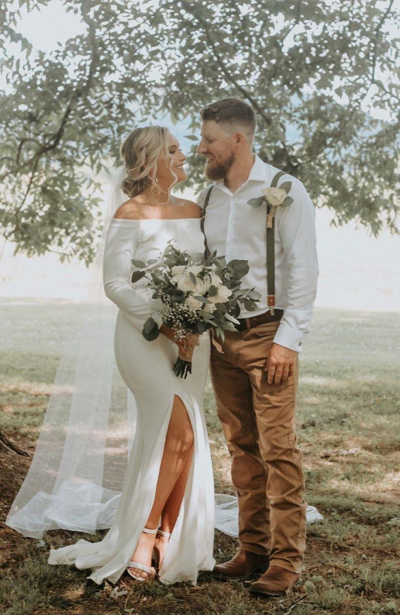 Ashley and Nolen Dale following their wedding