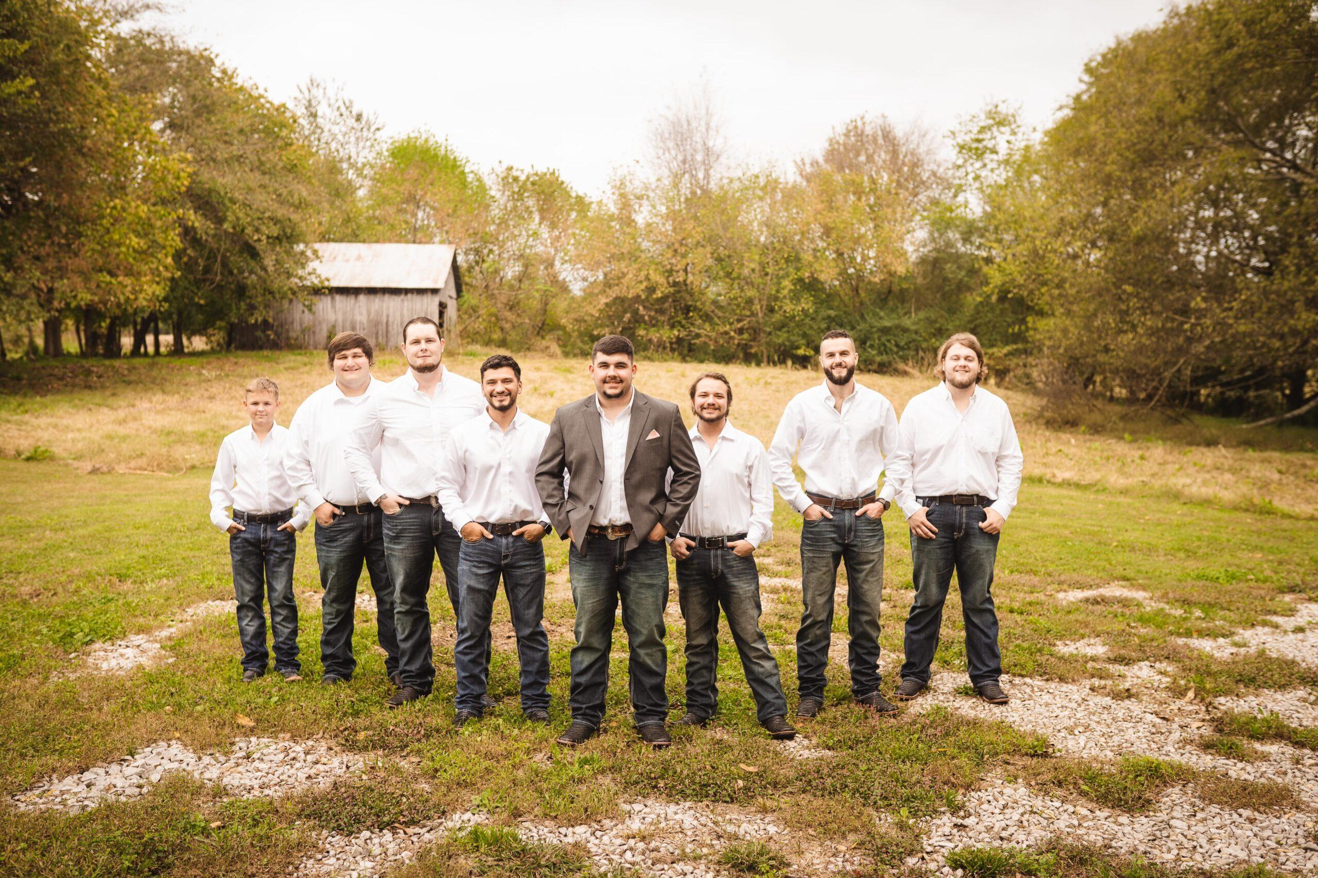 Groom with Groomsmen