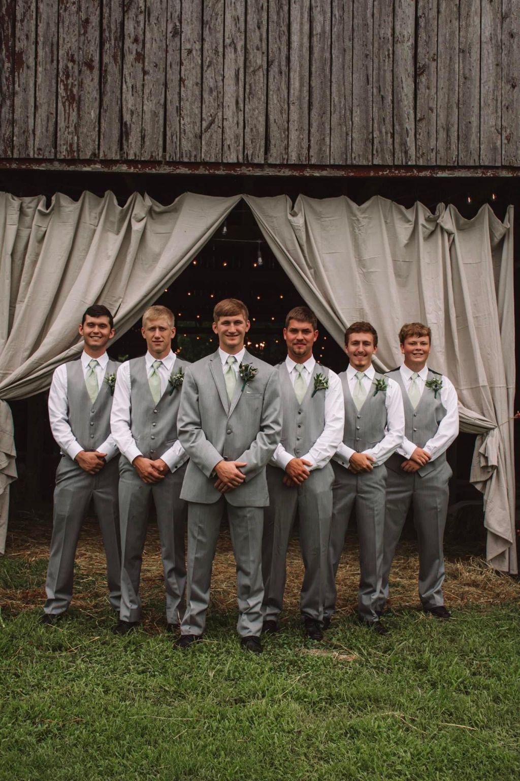 Burks wedding - groomsmen lineup