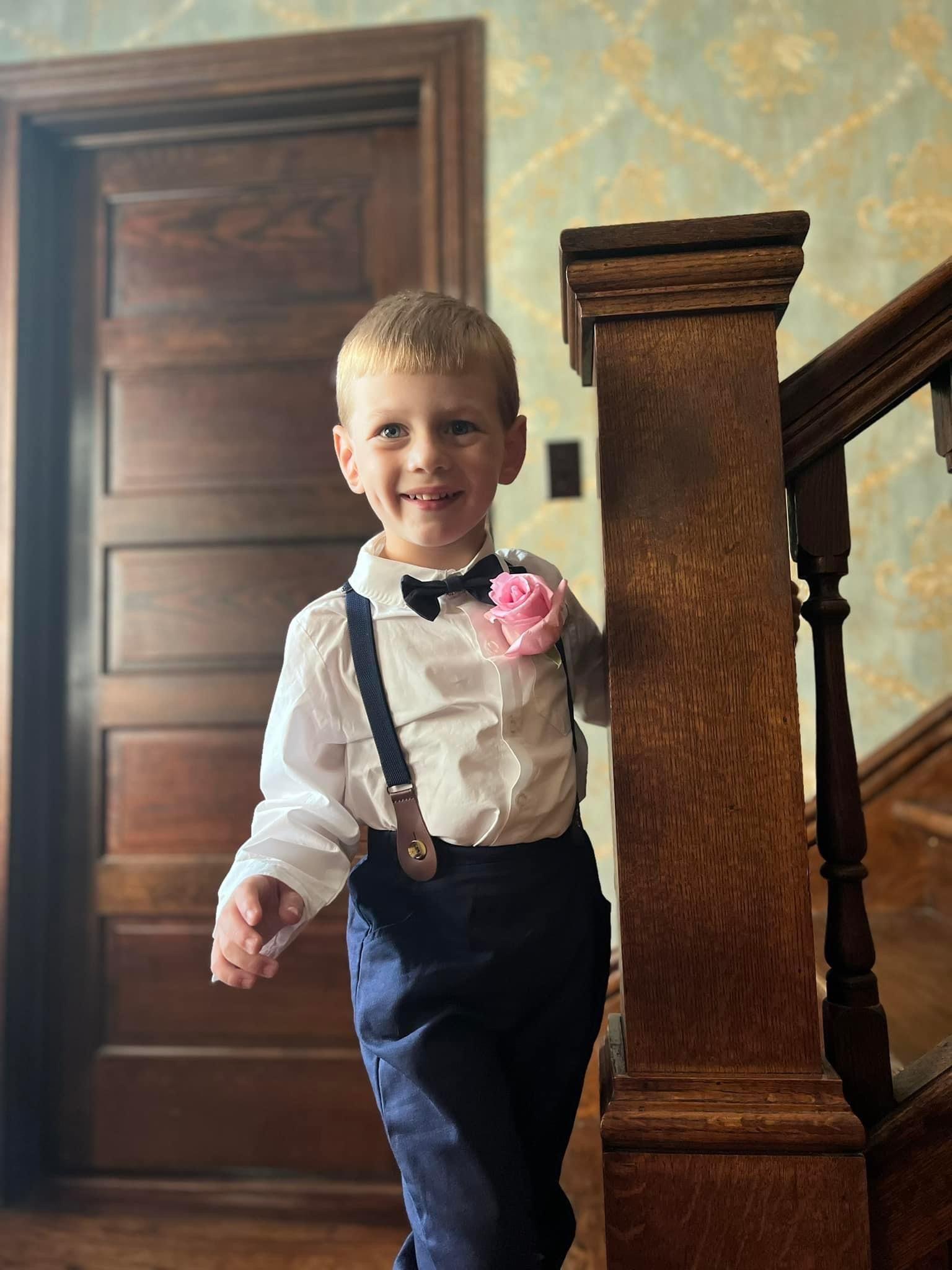 Ring bearer for Caitlin and Brayden Hall